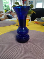 Kék mid-century váza