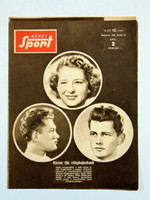 AZOK A 1950 ÉVEK! 1956 április 10  /  KÉPES SPORT  /  Ssz.: 1211