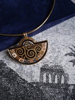 Frey Wille Klimt kollekció nyaklánc Half Moon medállal