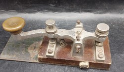 Cca 1920 Morze távíró készülék, 15 x 5 cm-es nagyságú. 8700