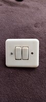 Old Retro Electric Wall Light Switch