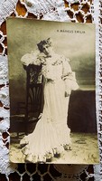 1903 MÁRKUS EMILIA SZÍNMŰVÉSZ FOTÓLAP NEMZETI SZINHÁZ NIZSINSZKIJ BALETT TÁNCOS ANYÓSA