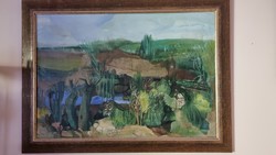 Káplár Ferenc festmény 70x100