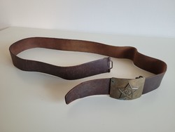 Régi orosz katonai övcsat öv csat szovjet 125 cm