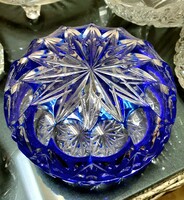 Cobalt Blue, Richly Cut Czech 