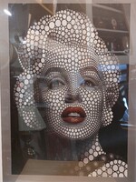 Marilyn Monroe technika: c-print, jkl. a nyomaton, keretben.1337