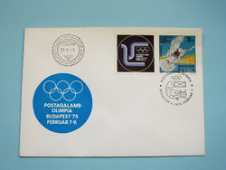 FDC (C4) - 1975. Postagalamb Olimpia (fordított képállással) - (Kat.: 250.-)