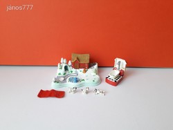 Bluebird 1998 Polly Pocket Disney 101 Dalmatians vintage 101 Kiskutya ház figurákkal ! EXTRA