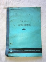 EMG 1396-8 aktív mérőfej gépkönyve