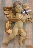 Karácsonyi angyalka, puttó dísz 1 (M5170)