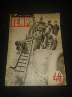 1942.08.20. Tempo ( II. vh újság Magyar kiadás 12. sz. ) címlap: Olasz tengeralattjáró legénysége