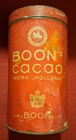 BOON&CACAO MERK HOLLAND nagyméretű fém doboz