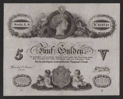 1841 5 gulden EF.
