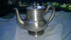 Antik kávékiöntő-Hermann Patent, Folkner,  20-as évek ezüstözve,  11 cm gyűjteménybe