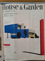 House & Garden 1947. évfolyam, lakberendezési folyóirat fűzve