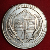 2015.  Homestead emlék USA negyed dollár (404)