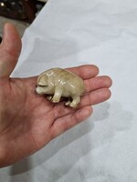 Herendi porcelán malac figura