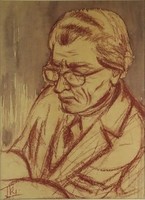 1T094 XX. századi művész : Férfi portré