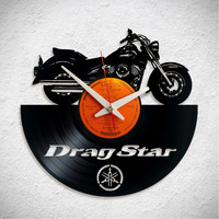 Yamaha Drag Star No1 – bakelit falióra