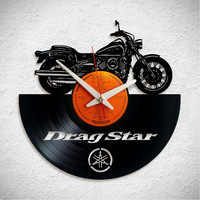 Yamaha Drag Star No2 – bakelit falióra