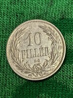 10 Fillér 1908 ! Szép !