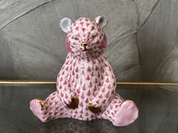 Herendi pikkelymintás / VH mintás porcelán medve