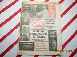 Retro régi újság - Mai nap - Független képes hírlap - 1989. december 10. - Születésnapra ajándékba