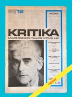 1981 május    /  KRITIKA  /  Eredeti újság! Ssz.:  30380