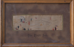 Antique stevengraph silkscreen 