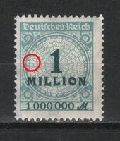 Tévnyomatok, érdekességek  1307 (Reich) Mi 314 A P HT    3,00 Euró  postatiszta