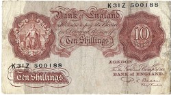 10 shilling shillings 1948-49 Anglia P.S.Beale