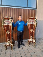 Louis XV Pedestal Sculpture Stand