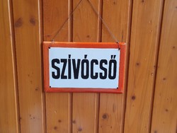 Szívócső Régi Zománctábla