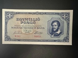 Egymillió pengő 1945.  UNC!!