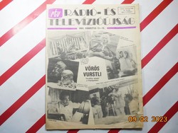 Régi retro - rtv - Rádió-és Televízióújság - 1990. augusztus 13-19. - Születésnapra ajándékba.