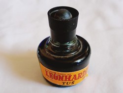 Tus indiai tinta LEONARDI TOZ  Zagreb retro üveg üvegecske