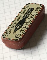 Olcsóbb lett ! Nagyon Különleges !!! 1922-1925 11db Müller Lipcse Tollhegy Újak Kis Fém Dobozban !!!