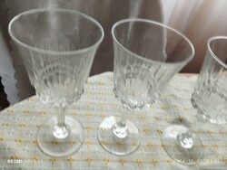 Kristály pohár 3 darab