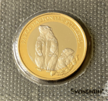 Svájci emlékpénz, Parco Nazionale Svizzero Mormota 10 CHF 2010
