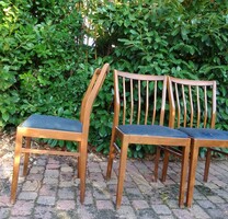Mid century gyönyörű fa hajlított támlájú székek 1950-60.