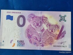 NÉMETORSZÁG 0 EURO 2018 KOALA! RITKA EMLÉK PAPÍRPÉNZ! UNC!