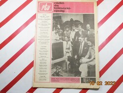 Régi retro - rtv - Rádió-és Televízióújság - 1980. január 7-13. - Születésnapra ajándékba.