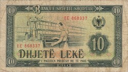 10 leke lek 1964 Albánia Ritkább