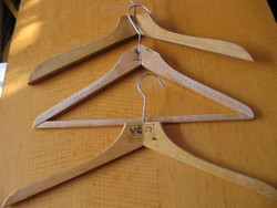 Retro za ko , vor and unmarked 3-piece coat hanger package
