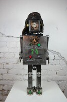 Kortárs Indusztriális stílusú Robot szobor - 51614