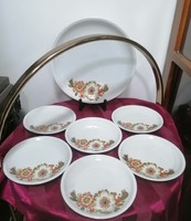 Alföldi porcelán Icu mintás süteményes garnitúra