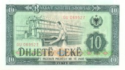 10 leke lek 1976 Albánia UNC