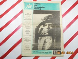 Régi retro - rtv - Rádió-és Televízióújság - 1979. február 19-25. - Születésnapra ajándékba.
