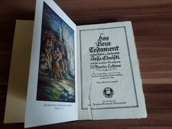Új testamentum, gót betűs,Das neue Testament, Jesu Christi, Stuttgart, 1931