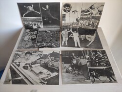 Csehszlovák televízió sport fotó mappa 1960-1970 fekete fehér analóg fotográfia